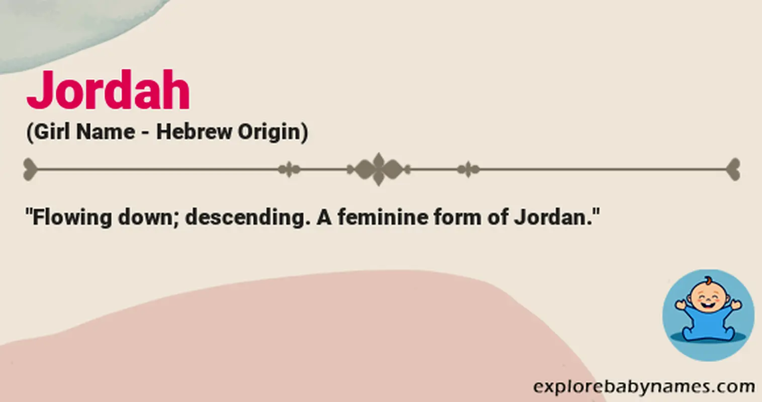 Meaning of Jordah