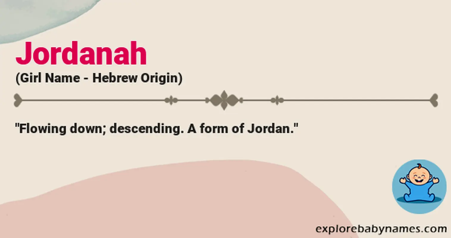 Meaning of Jordanah