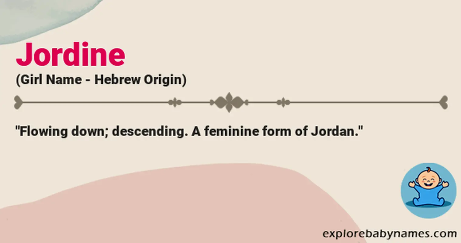 Meaning of Jordine