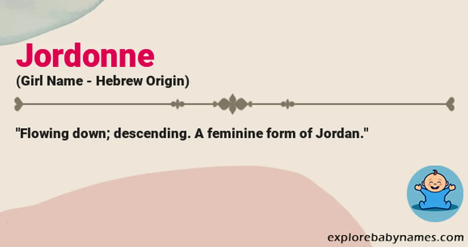 Meaning of Jordonne