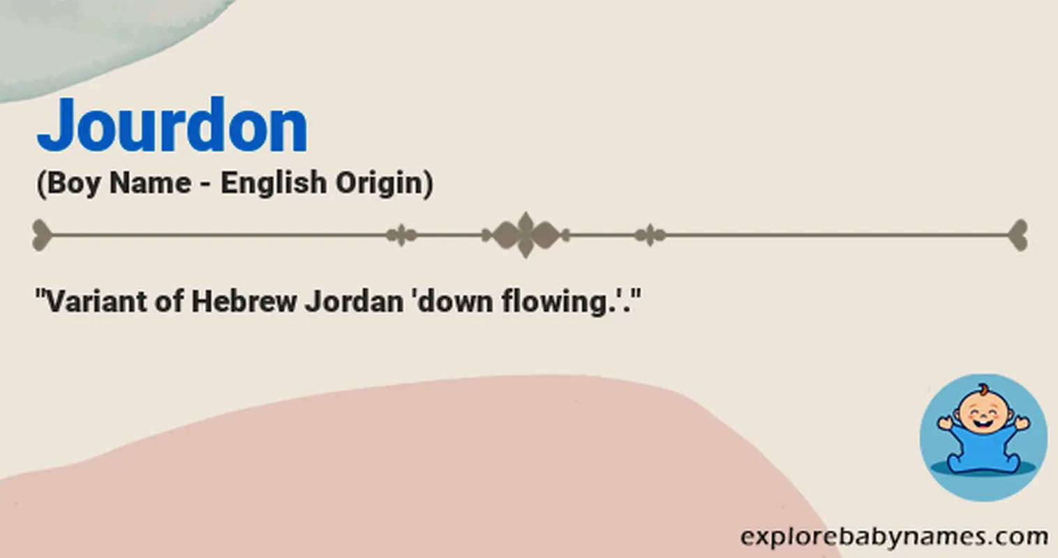 Meaning of Jourdon