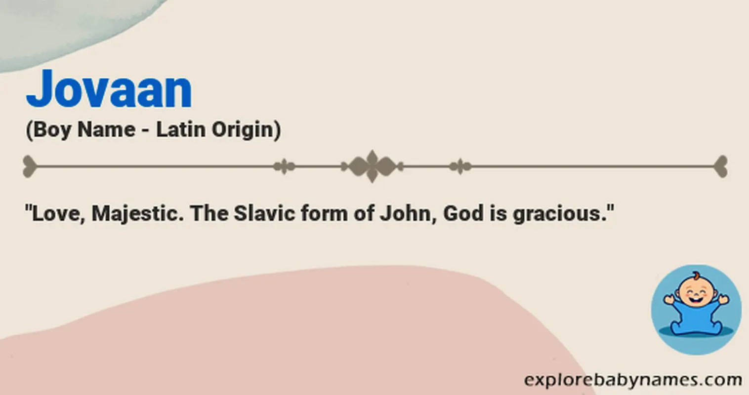 Meaning of Jovaan
