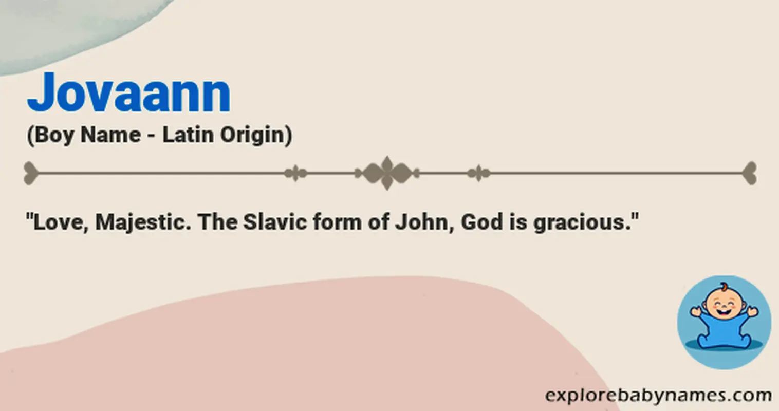 Meaning of Jovaann