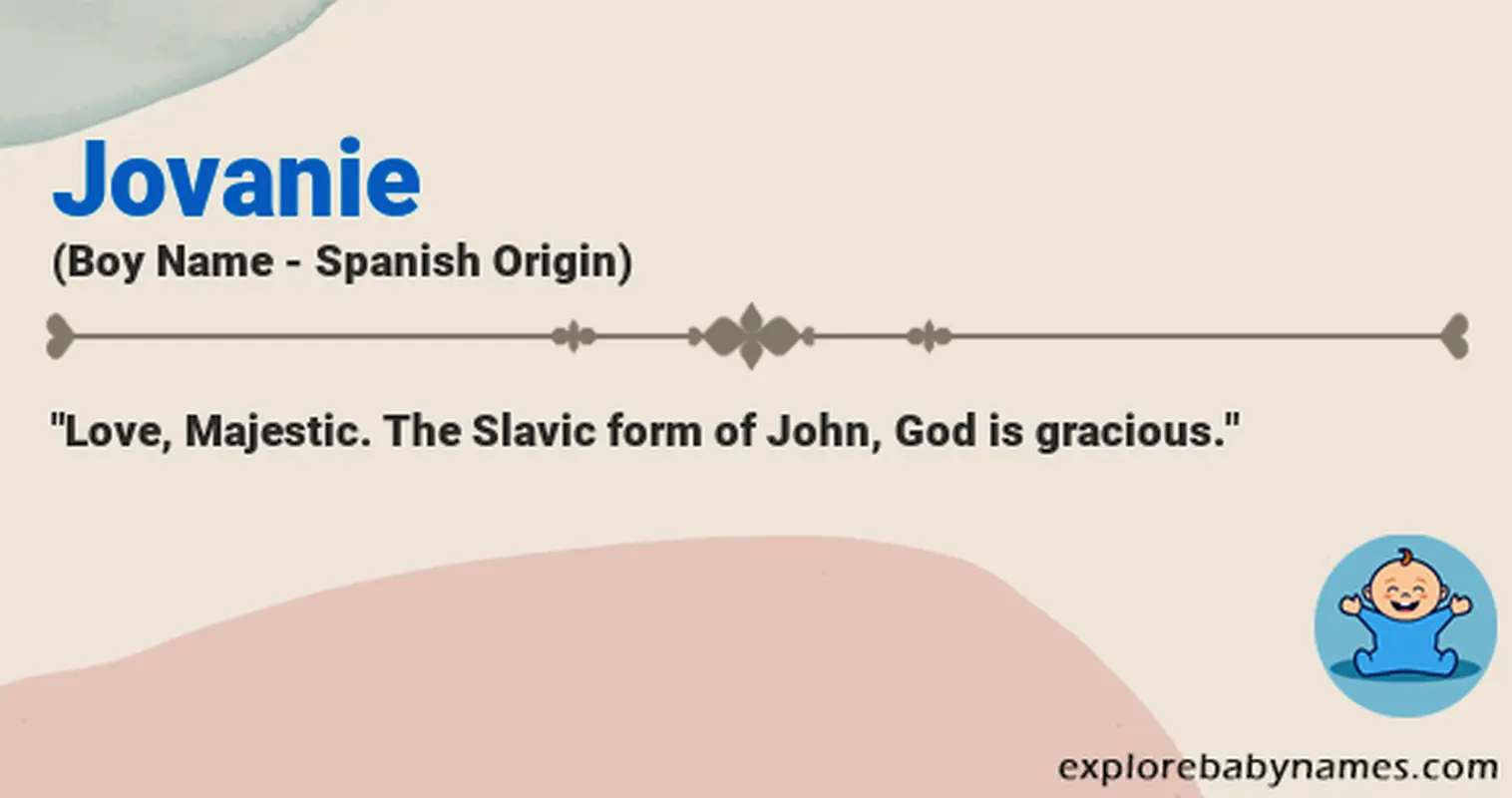 Meaning of Jovanie