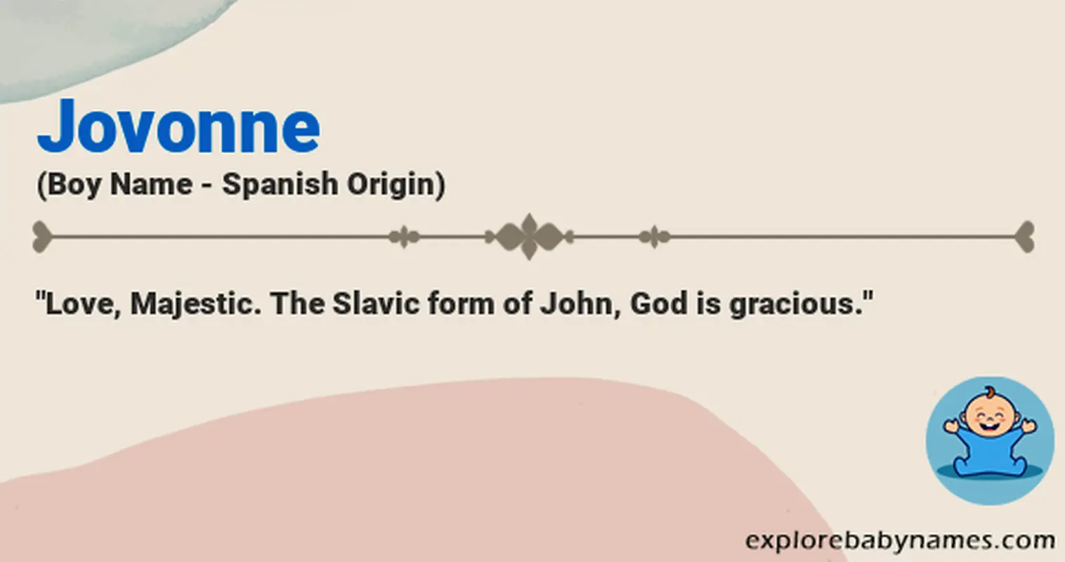 Meaning of Jovonne