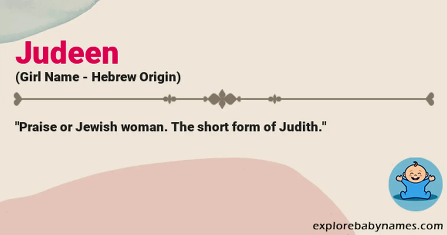 Meaning of Judeen