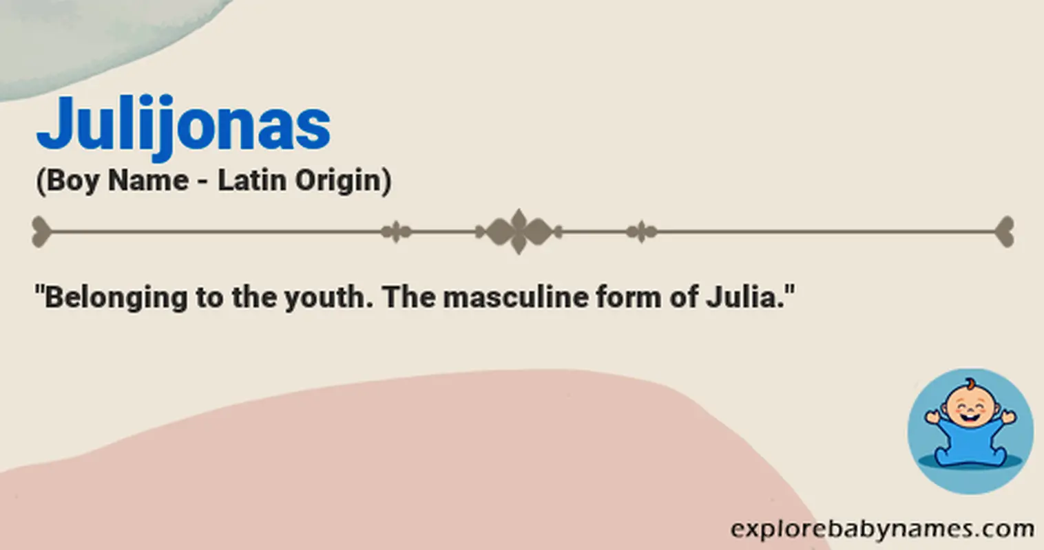Meaning of Julijonas