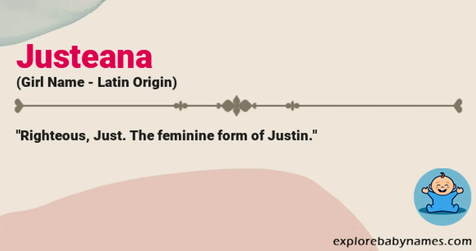 Meaning of Justeana