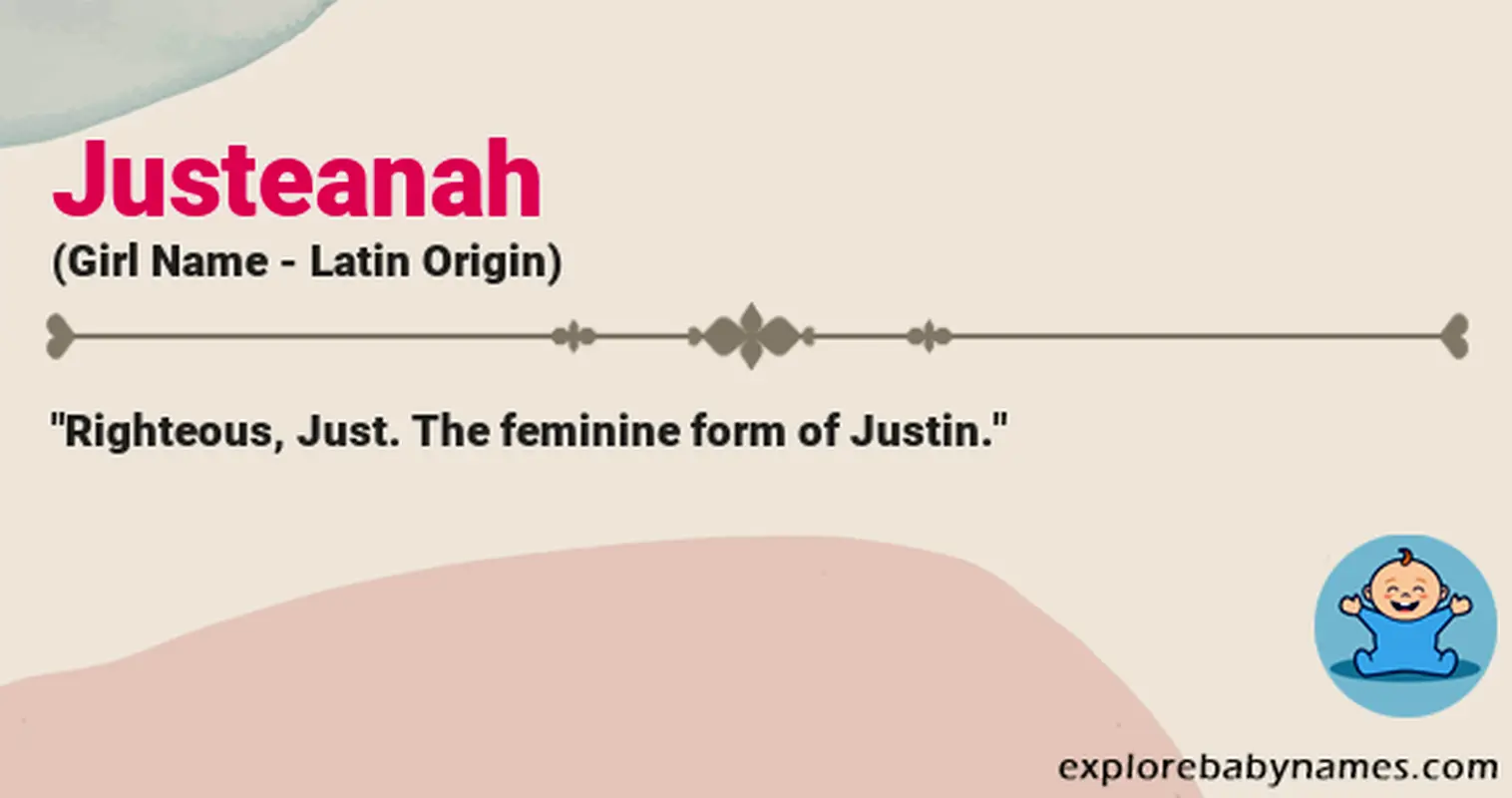 Meaning of Justeanah