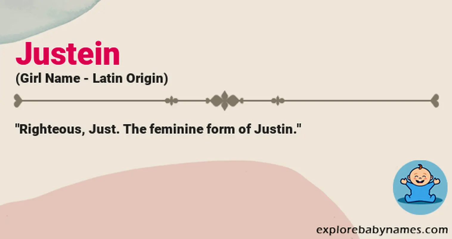 Meaning of Justein