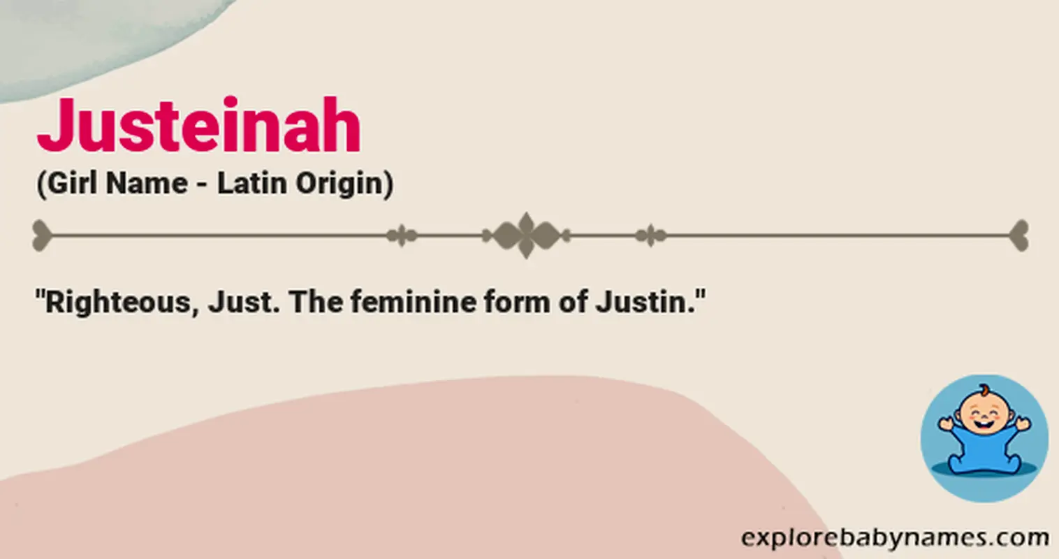 Meaning of Justeinah