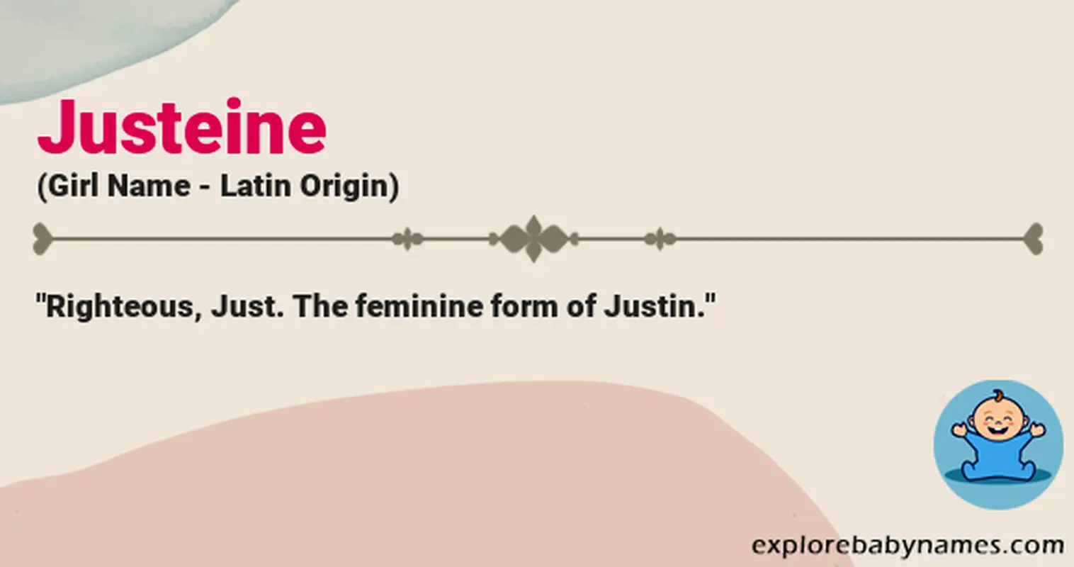 Meaning of Justeine