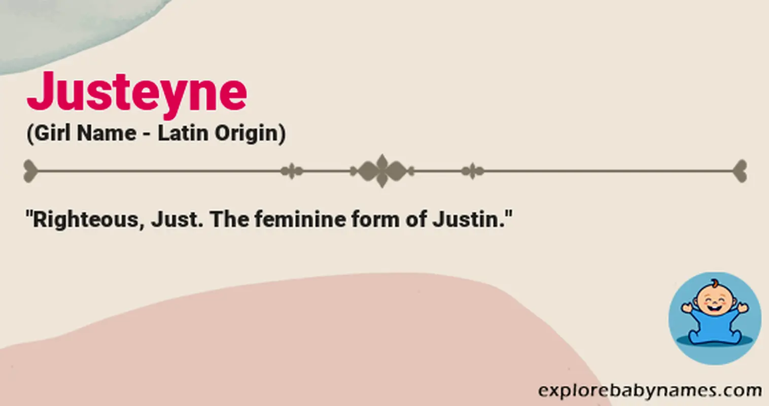 Meaning of Justeyne