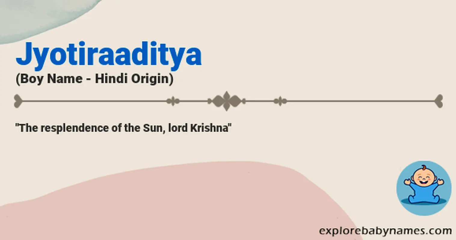 Meaning of Jyotiraaditya