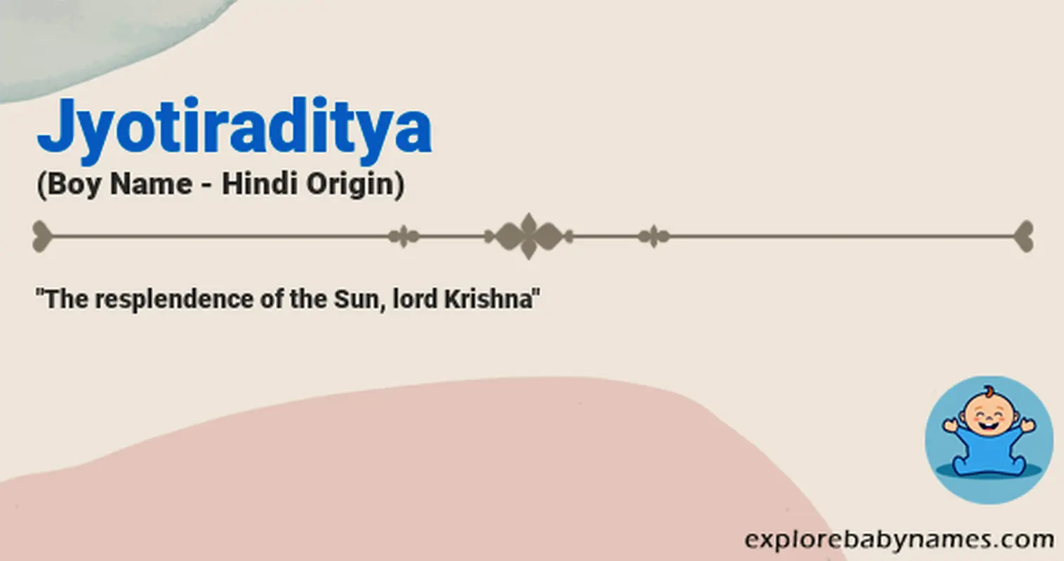 Meaning of Jyotiraditya