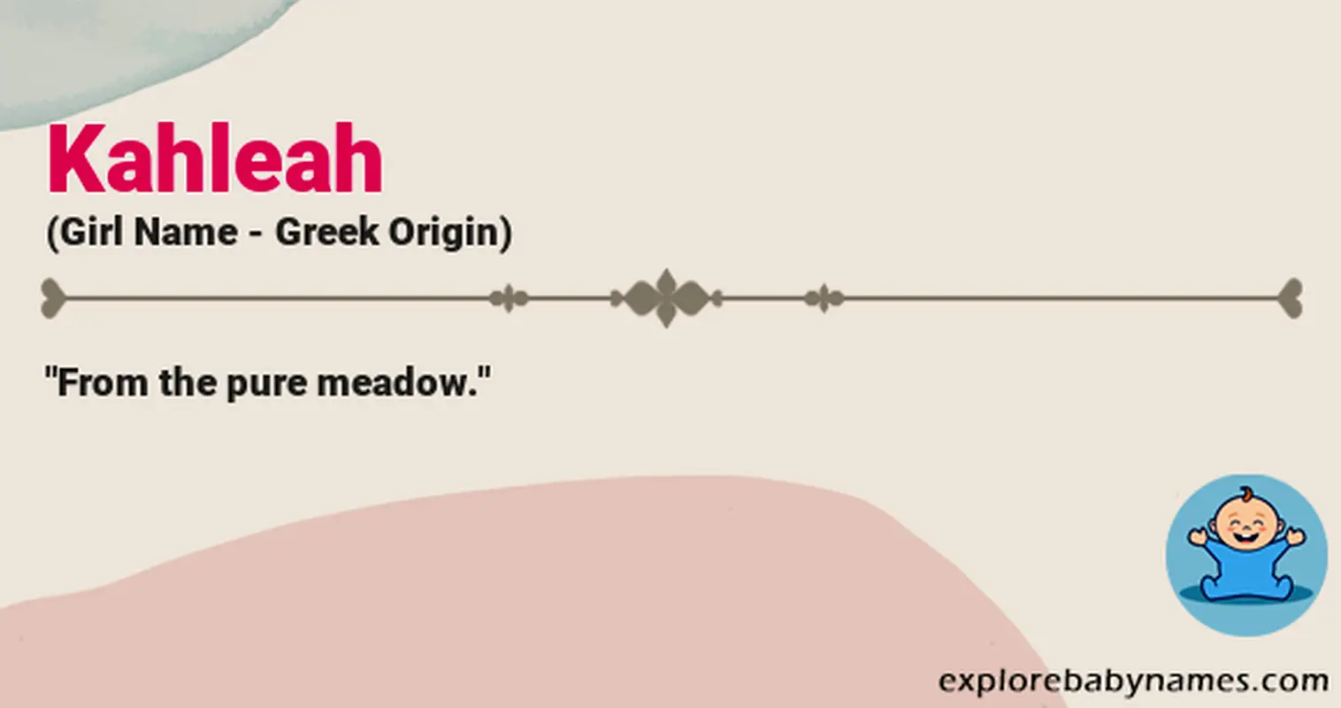 Meaning of Kahleah
