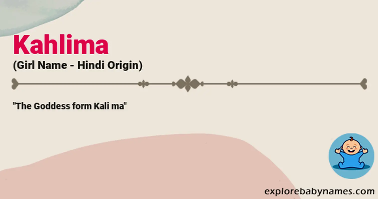 Meaning of Kahlima