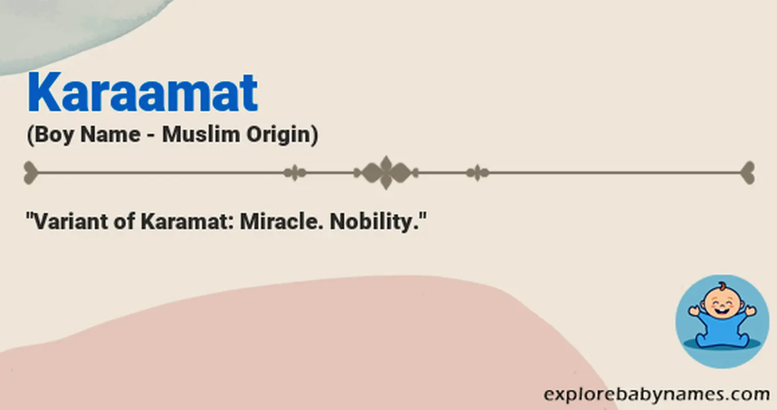 Meaning of Karaamat