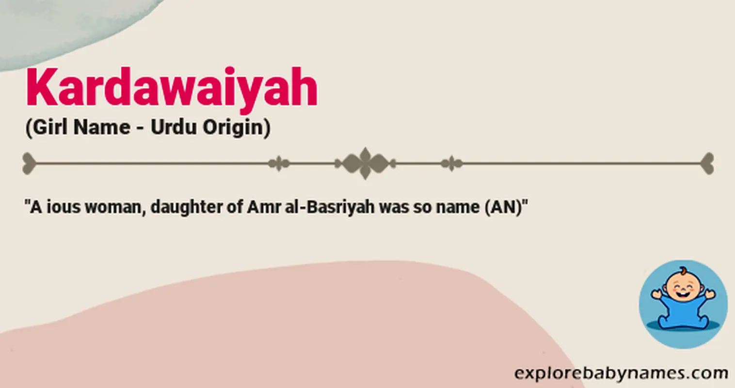 Meaning of Kardawaiyah