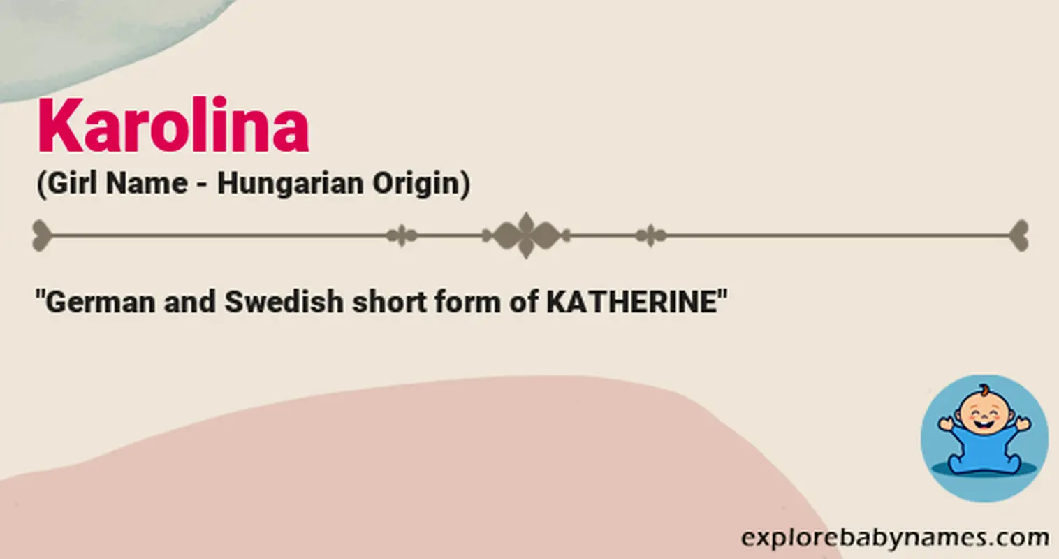 Meaning of Karolina