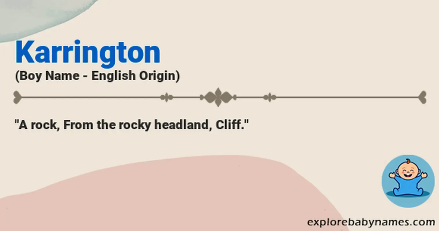 Meaning of Karrington