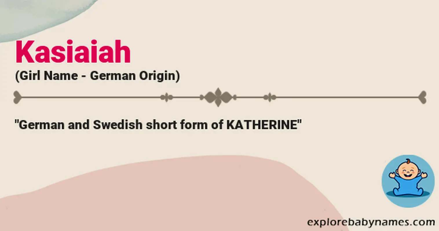 Meaning of Kasiaiah