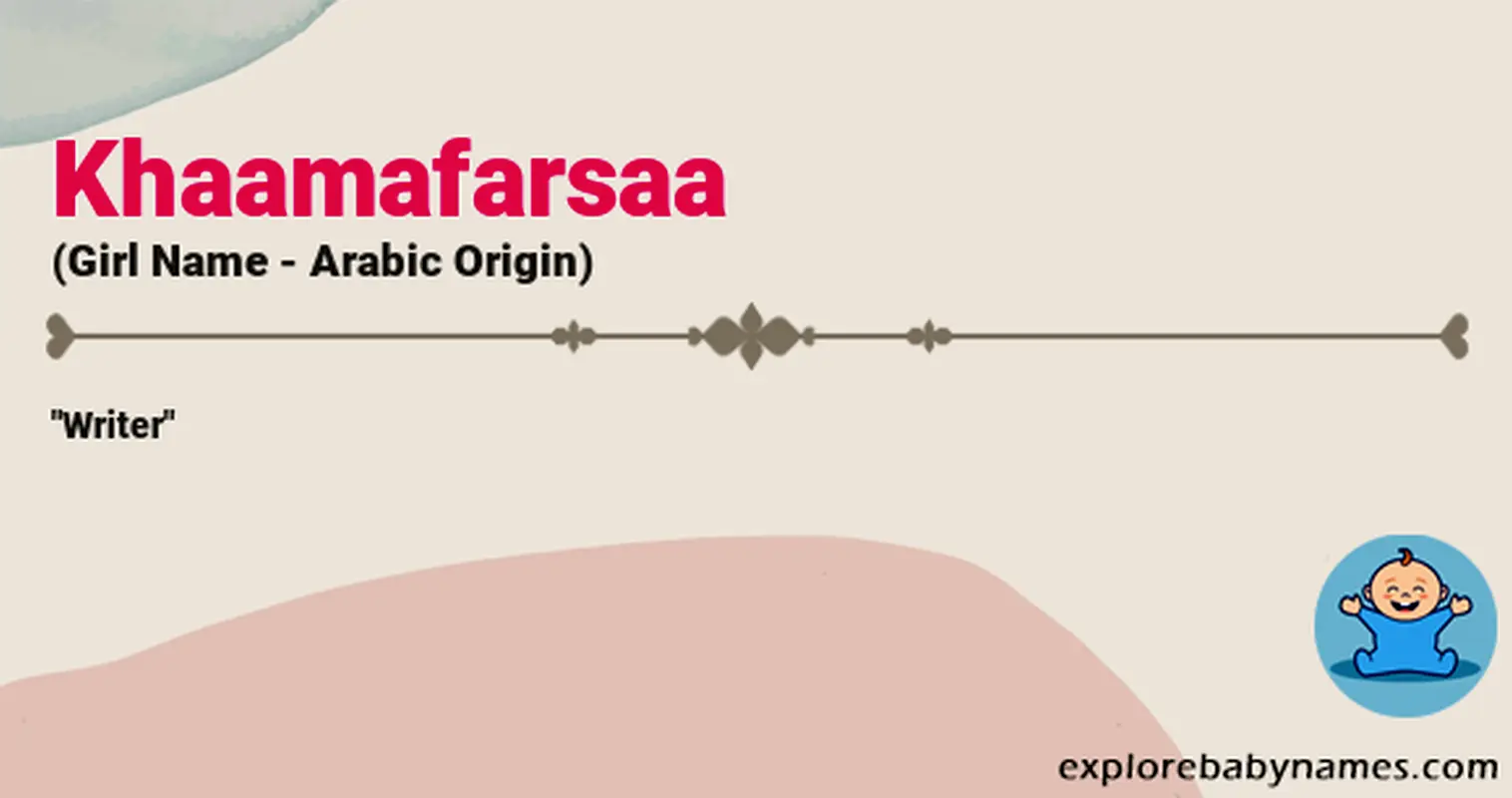 Meaning of Khaamafarsaa