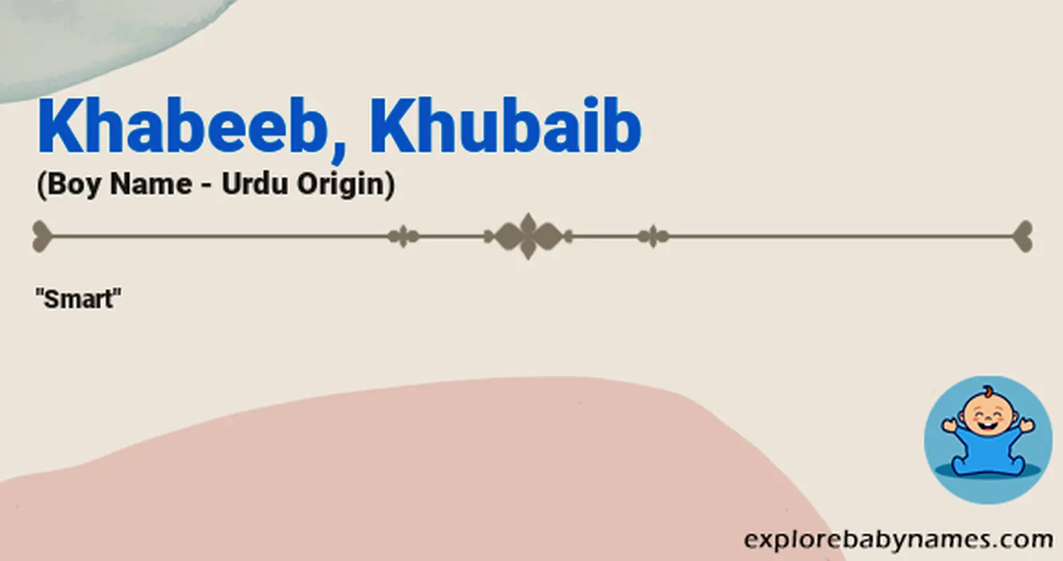 Meaning of Khabeeb, Khubaib