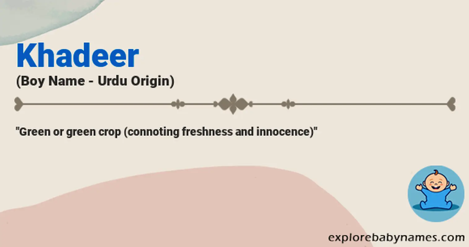 Meaning of Khadeer