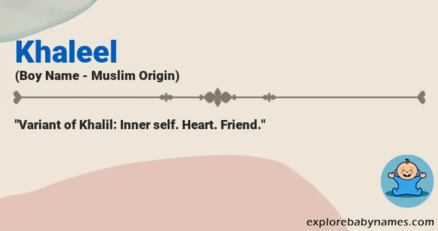 Meaning of Khaleel