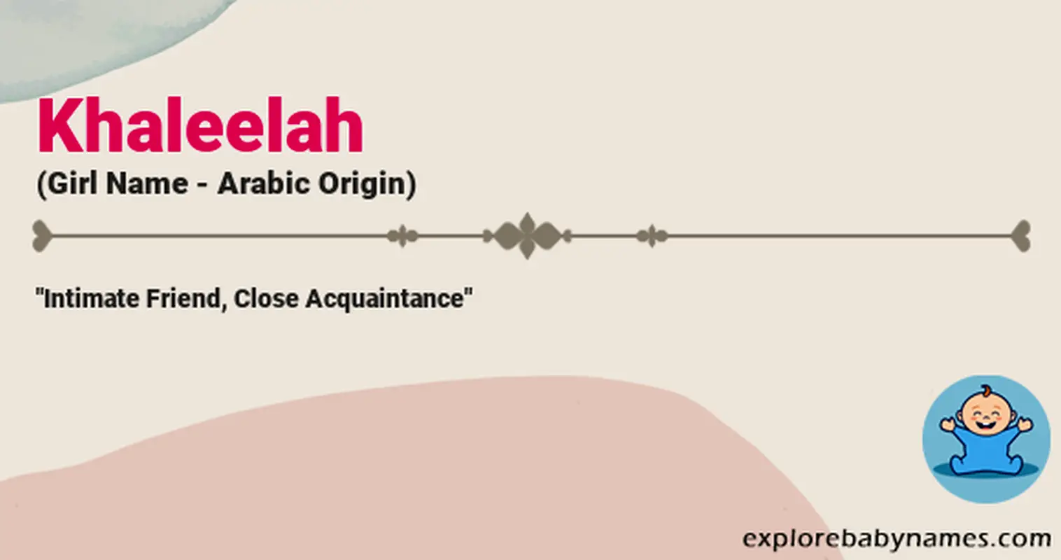 Meaning of Khaleelah