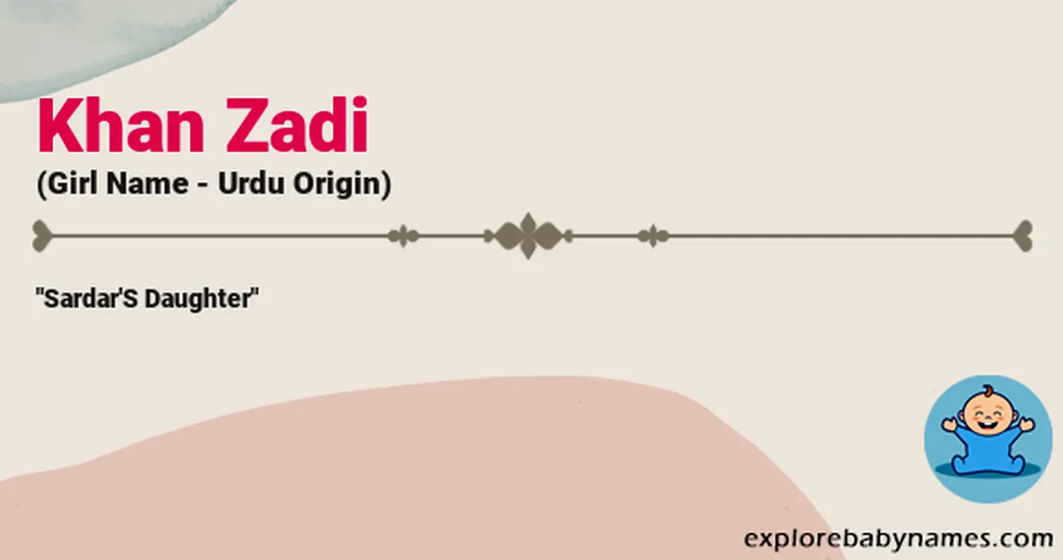 Meaning of Khan Zadi