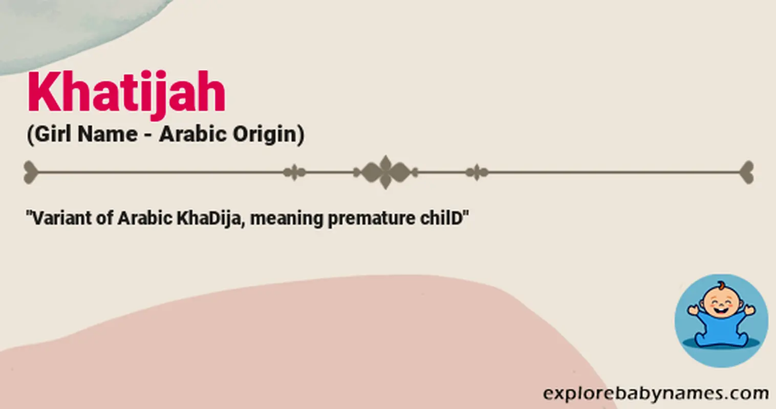 Meaning of Khatijah