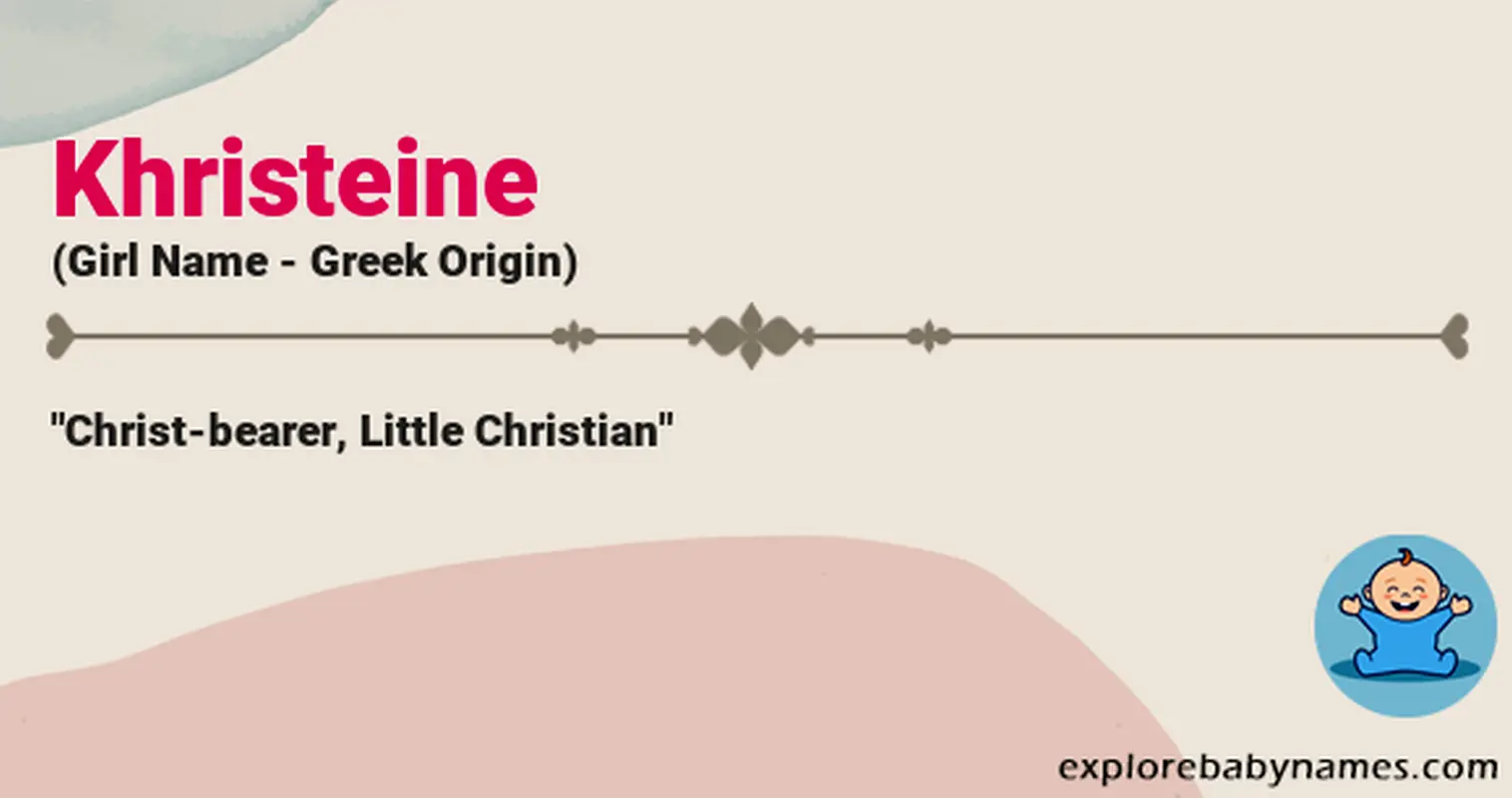 Meaning of Khristeine