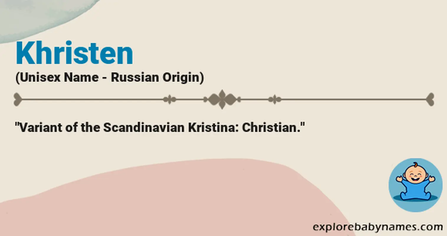 Meaning of Khristen