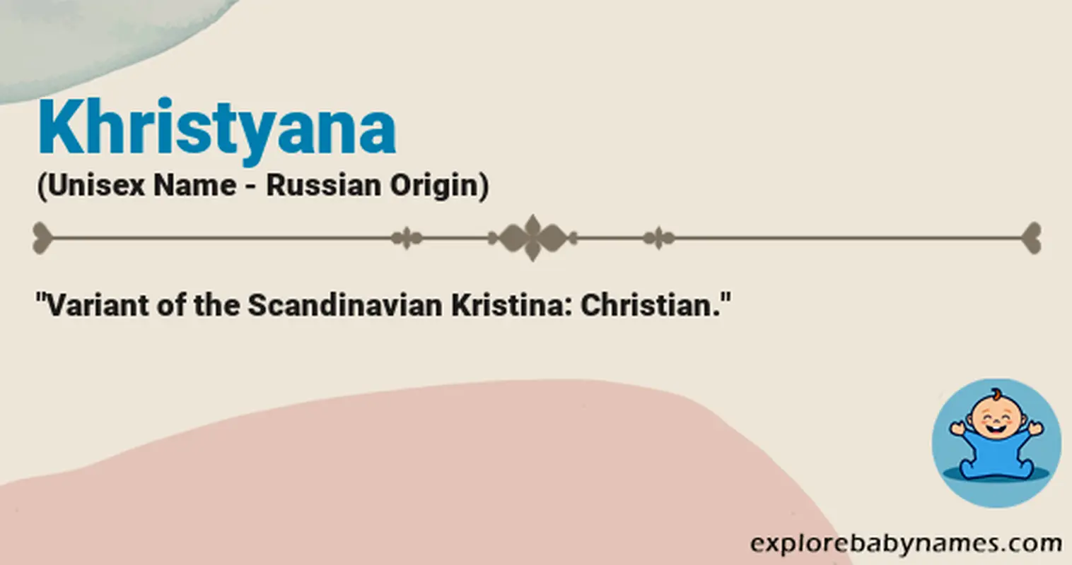 Meaning of Khristyana