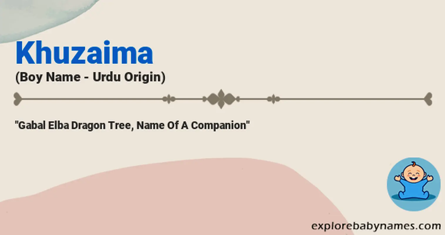 Meaning of Khuzaima
