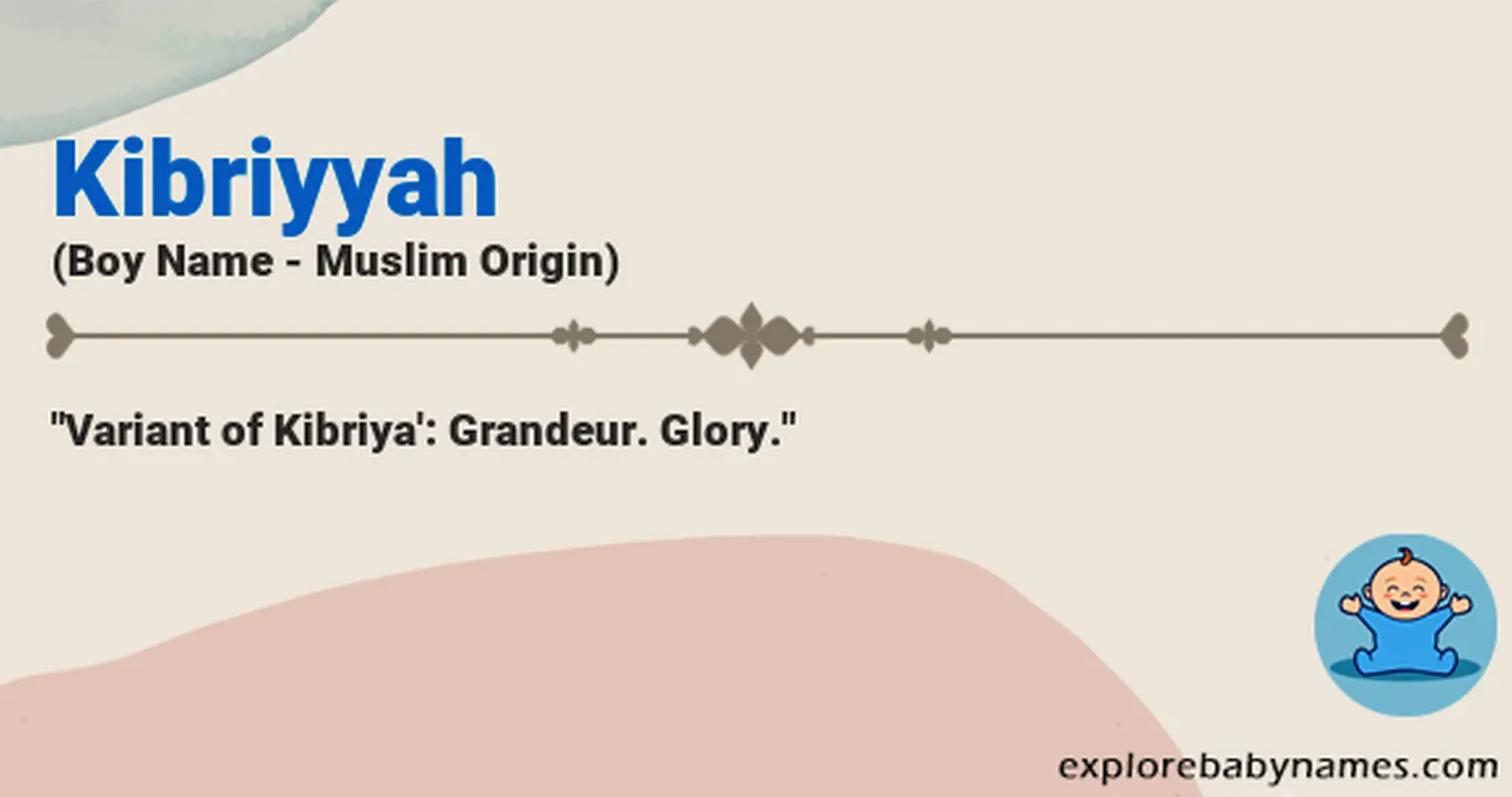 Meaning of Kibriyyah