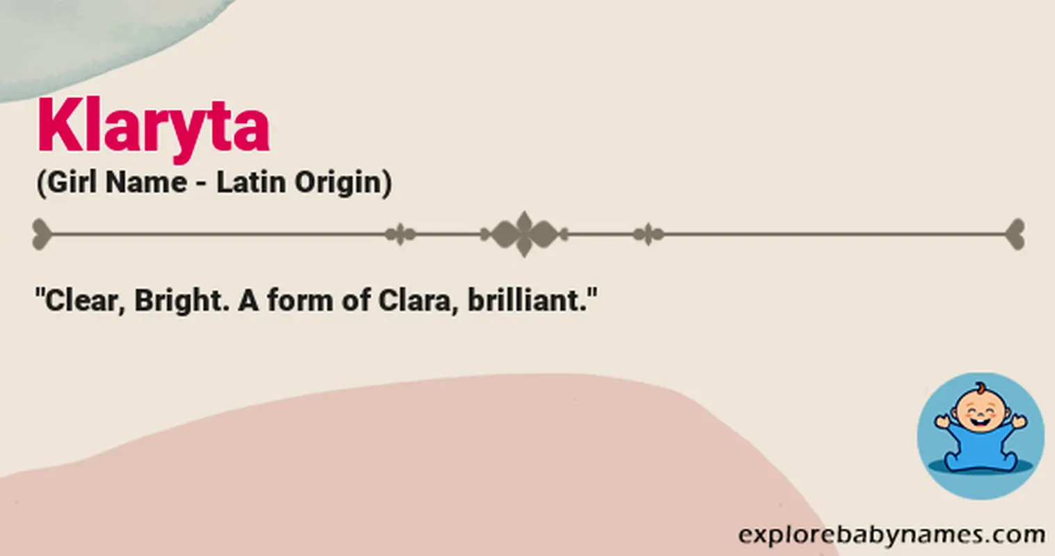 Meaning of Klaryta