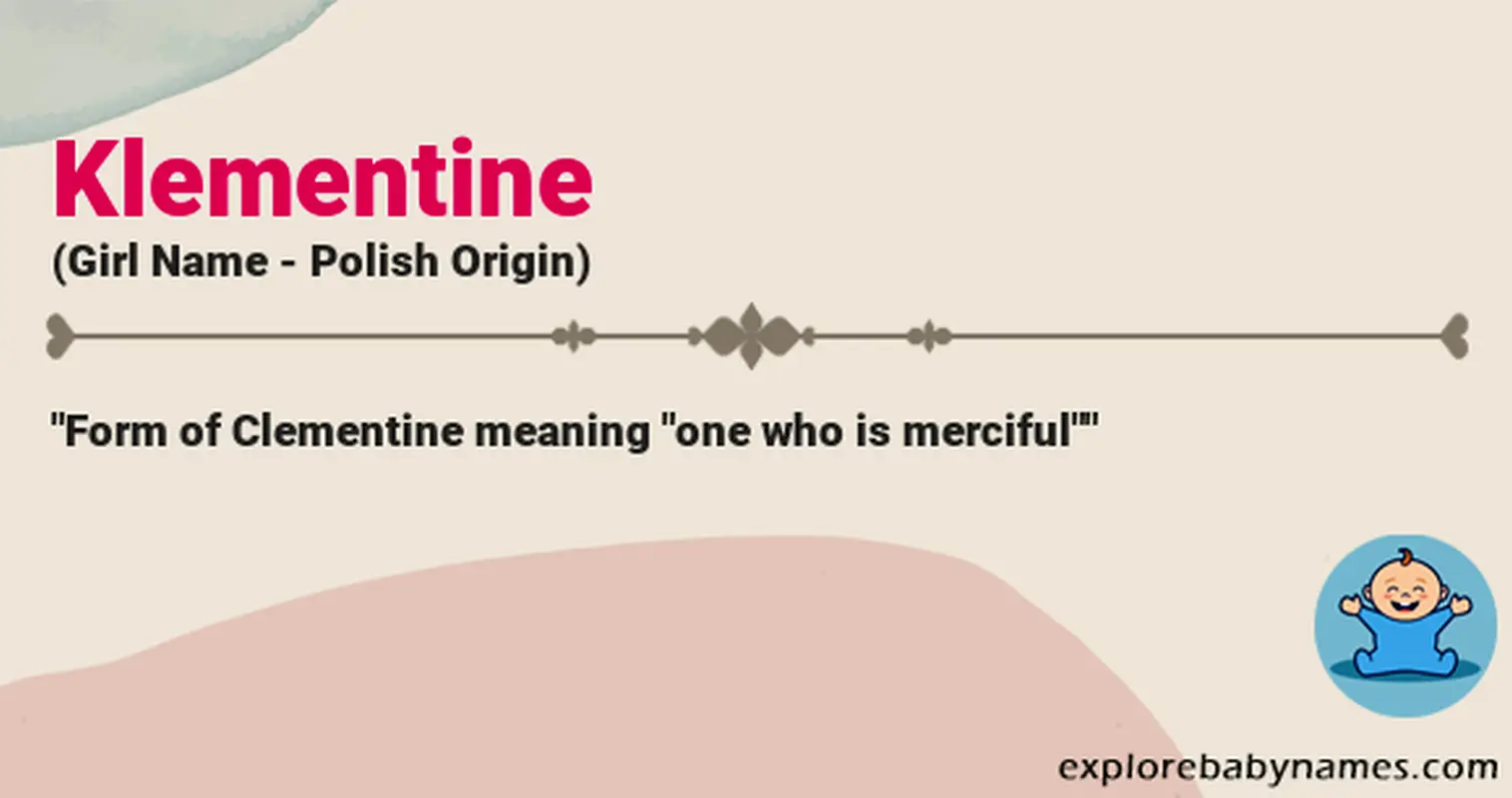Meaning of Klementine