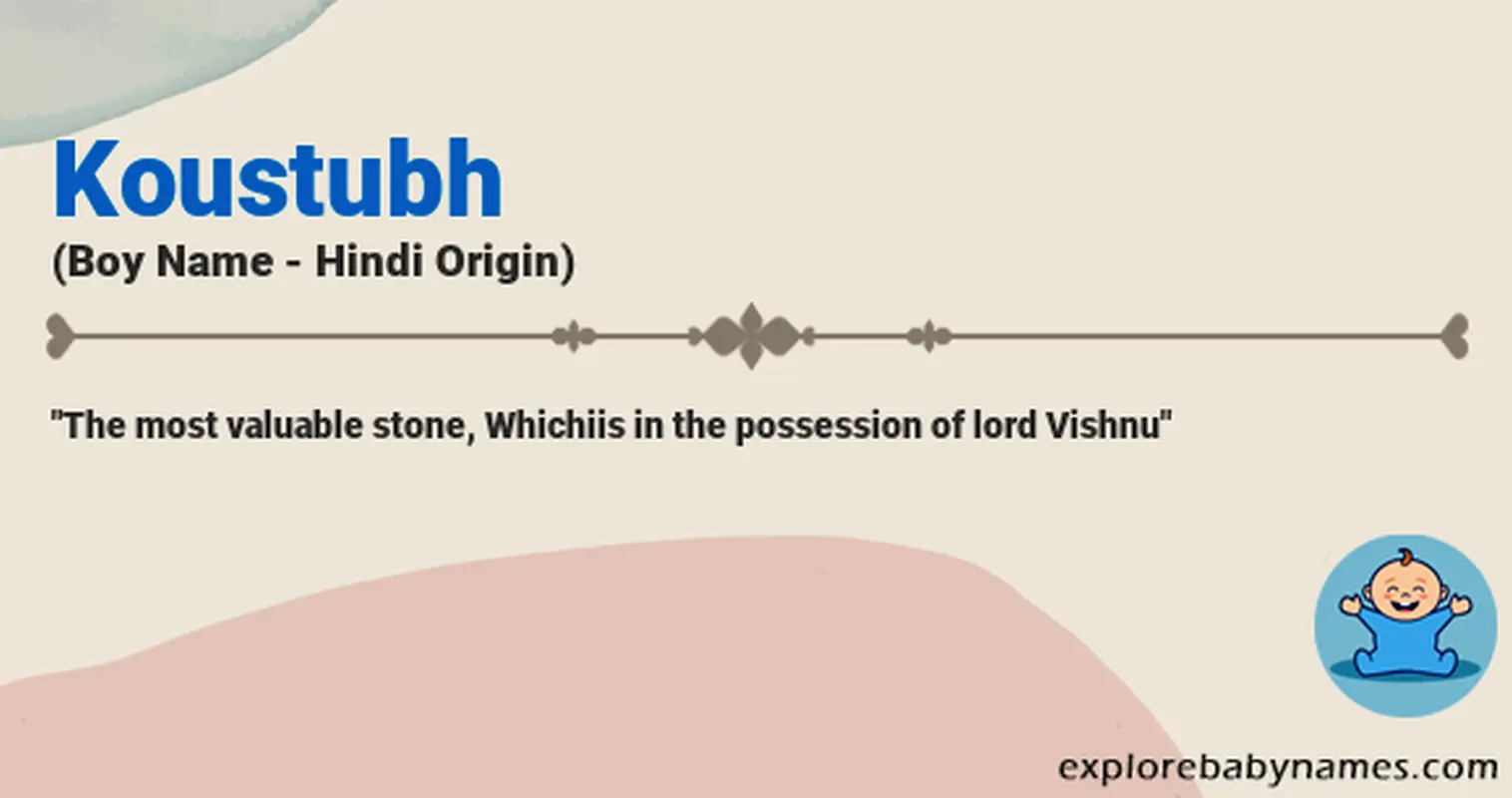 Meaning of Koustubh