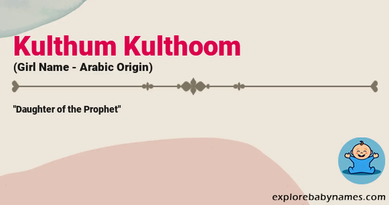 Meaning of Kulthum Kulthoom