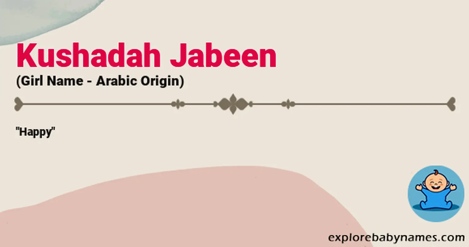 Meaning of Kushadah Jabeen
