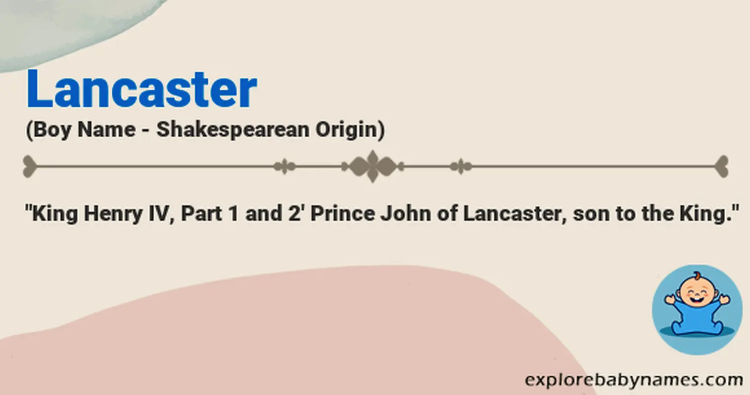 Meaning of Lancaster