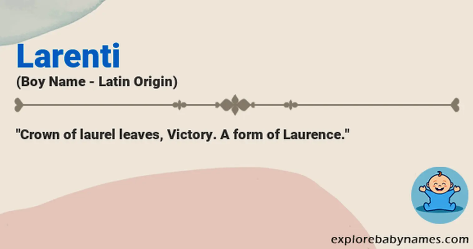 Meaning of Larenti