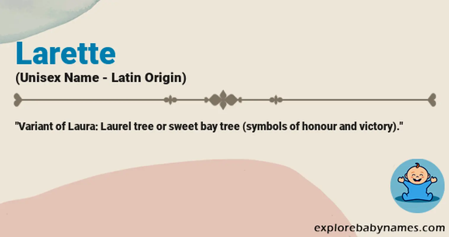 Meaning of Larette