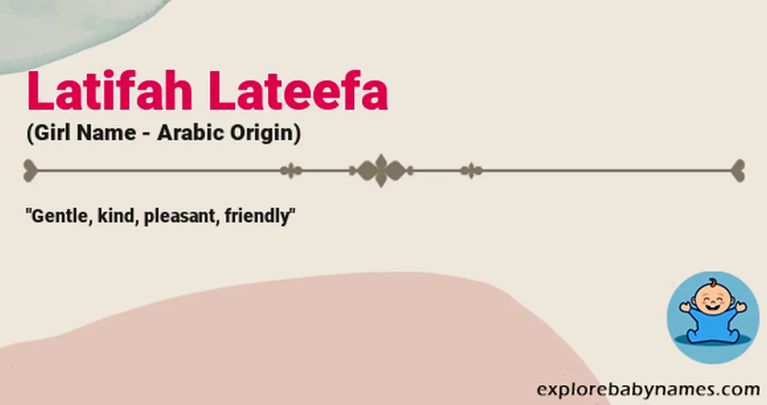 Meaning of Latifah Lateefa