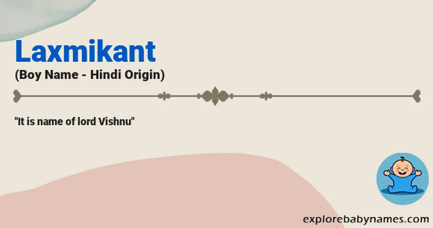 Meaning of Laxmikant