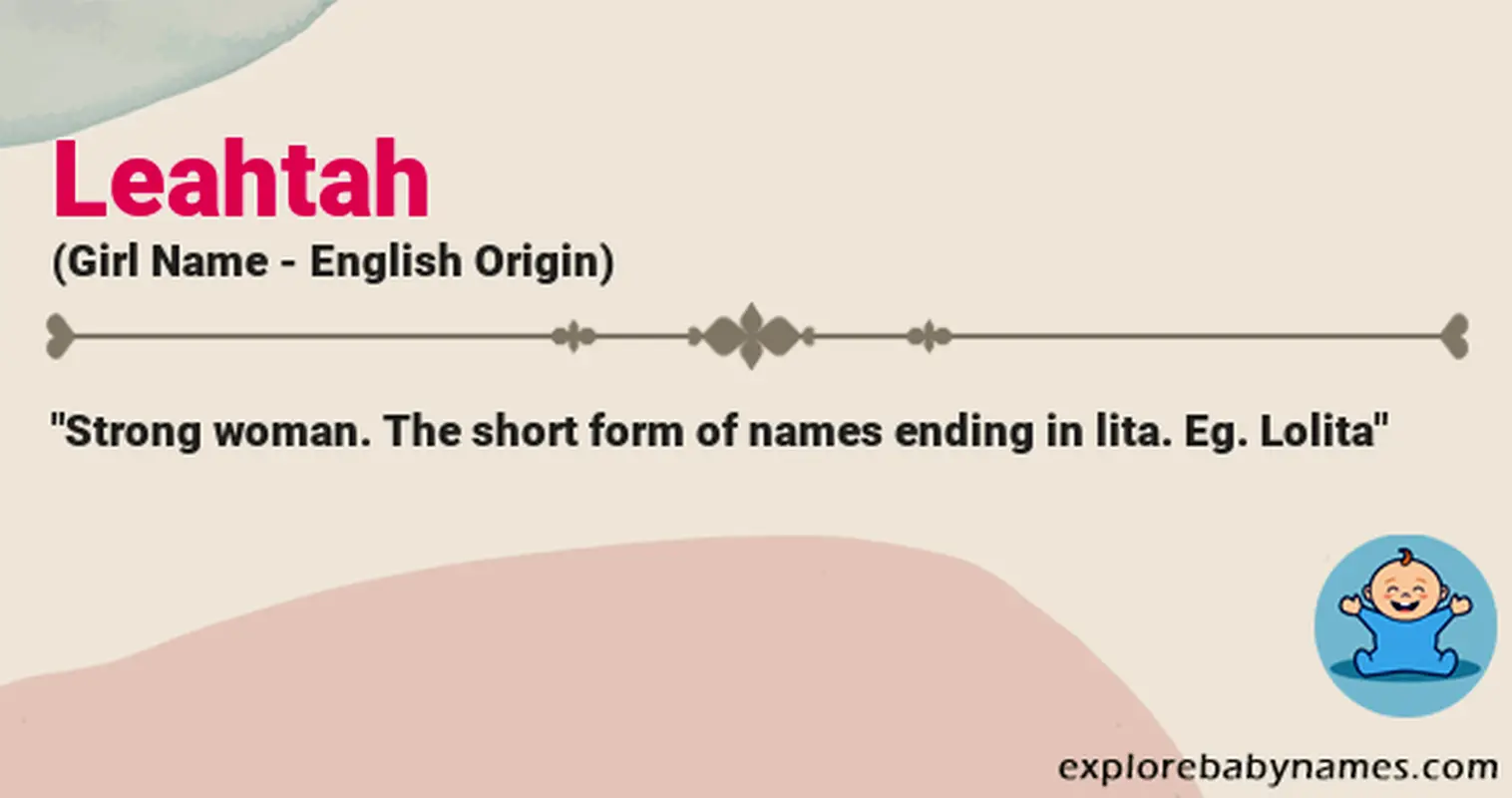 Meaning of Leahtah