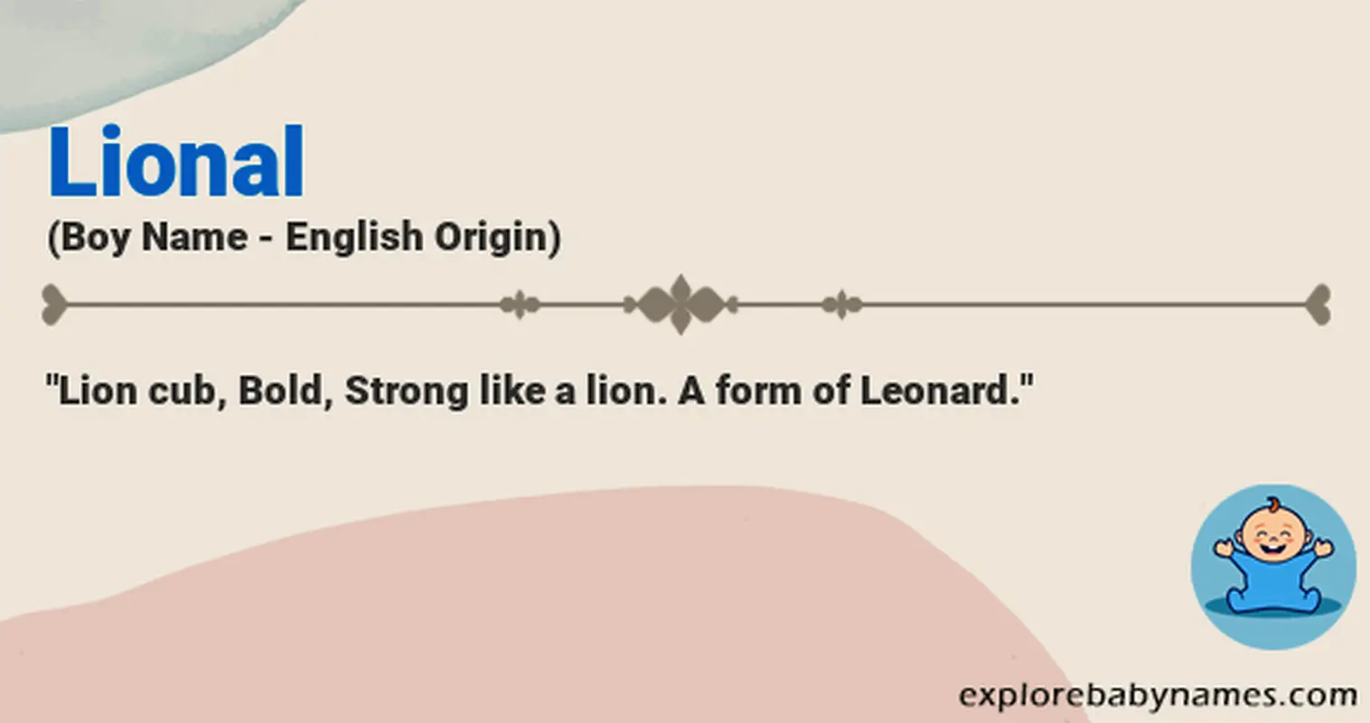 Meaning of Lional